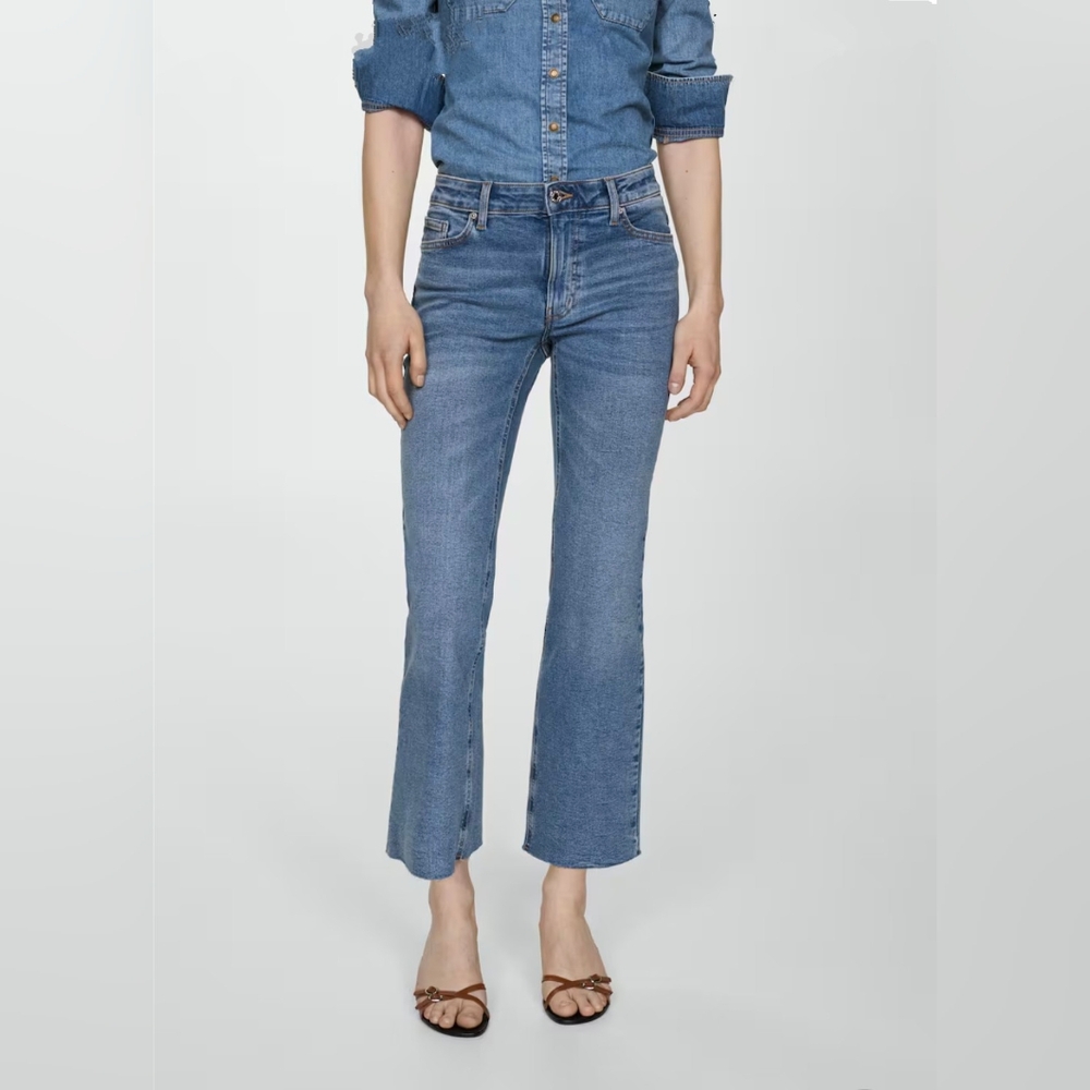 Mango Jeans  Sienna flare crop
